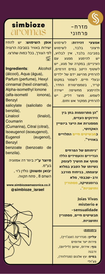 סט נר ומבשם בניחוח סחלבי האמזונס